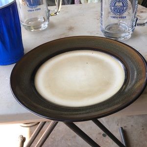 Home trend rave strip salad plate